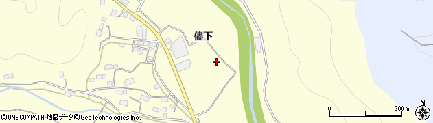 福島県いわき市大久町大久（儘下）周辺の地図