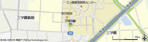新潟県上越市三ツ橋422周辺の地図