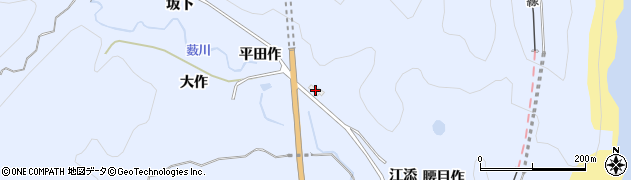福島県いわき市久之浜町金ケ沢（江添）周辺の地図