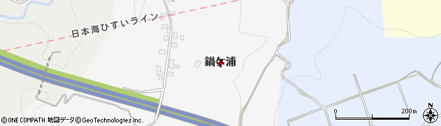 新潟県上越市鍋ケ浦周辺の地図