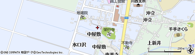 新潟県十日町市水口沢周辺の地図