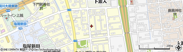 新潟県上越市下門前2184周辺の地図