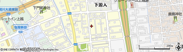 新潟県上越市下門前2186周辺の地図