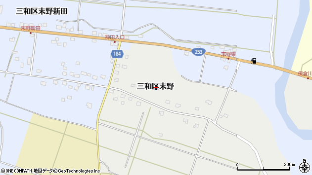 〒942-0262 新潟県上越市三和区末野の地図