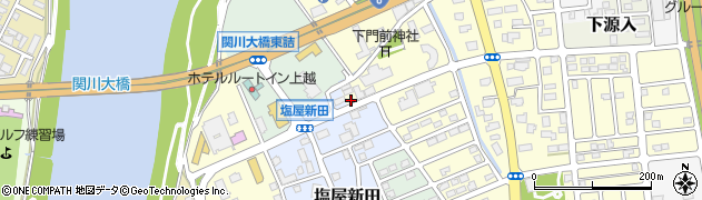 新潟県上越市下門前2282周辺の地図