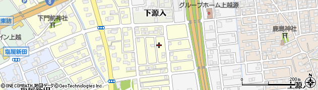 新潟県上越市下門前2157周辺の地図