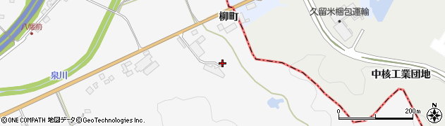 福島県白河市小田川蟹ヶ作25周辺の地図