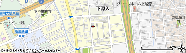 新潟県上越市下門前2189周辺の地図