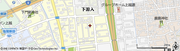 新潟県上越市下門前2158周辺の地図