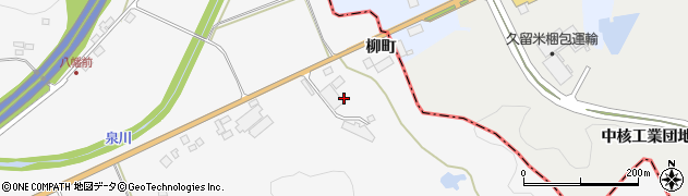 福島県白河市小田川蟹ヶ作23周辺の地図