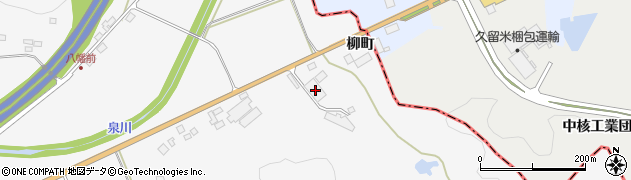 福島県白河市小田川蟹ヶ作29周辺の地図
