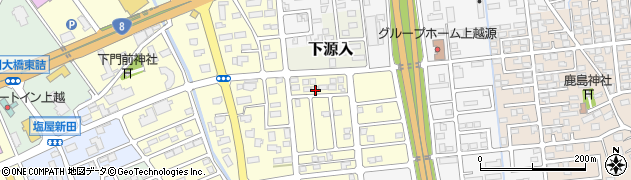 新潟県上越市下門前2193周辺の地図