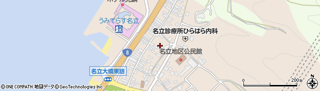 新潟県上越市名立区名立大町周辺の地図