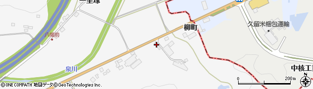 福島県白河市小田川蟹ヶ作21周辺の地図