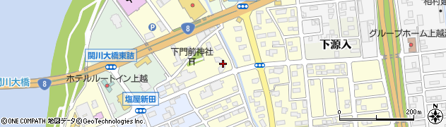 新潟県上越市下門前2292周辺の地図