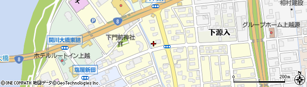 新潟県上越市下門前2305周辺の地図