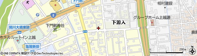 新潟県上越市下門前2339周辺の地図