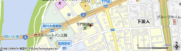 新潟県上越市下門前2296周辺の地図
