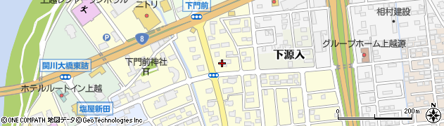 新潟県上越市下門前2336周辺の地図