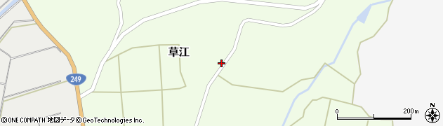 石川県志賀町（羽咋郡）草江（ト）周辺の地図