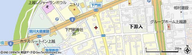 新潟県上越市下門前2306周辺の地図