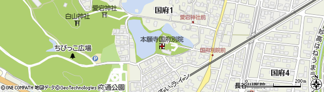 本願寺国府別院周辺の地図