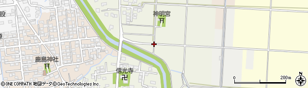 新潟県上越市安江周辺の地図