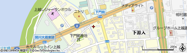 新潟県上越市下門前2310周辺の地図