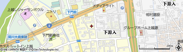 新潟県上越市下門前2352周辺の地図