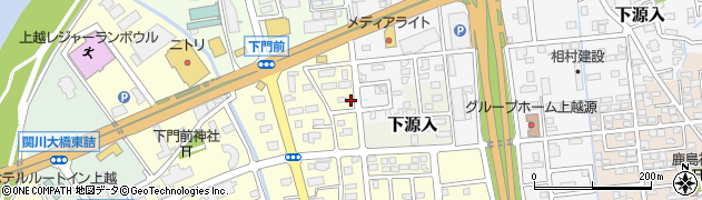 新潟県上越市下門前2353周辺の地図