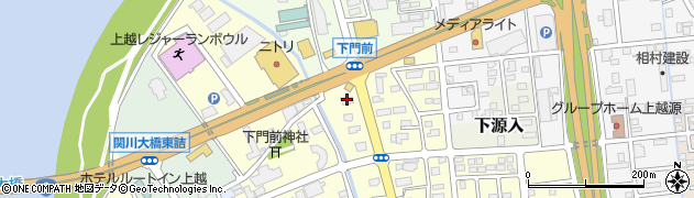 新潟県上越市下門前2311周辺の地図