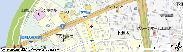 新潟県上越市下門前2327周辺の地図
