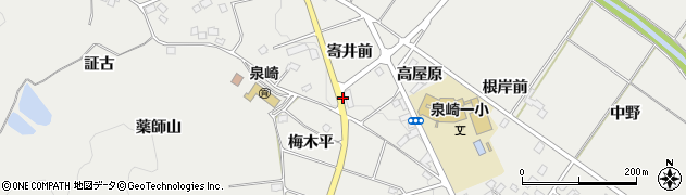 福島県泉崎村（西白河郡）泉崎（寄井前）周辺の地図