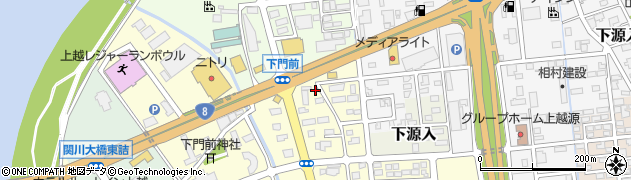 新潟県上越市下門前2321周辺の地図