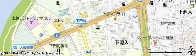 新潟県上越市下門前2356周辺の地図