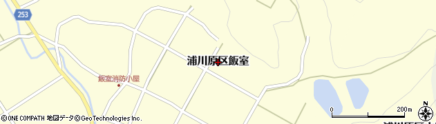新潟県上越市浦川原区飯室周辺の地図