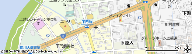 新潟県上越市下門前2319周辺の地図
