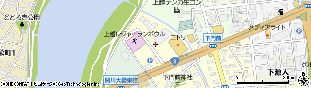 新潟県上越市下門前810周辺の地図