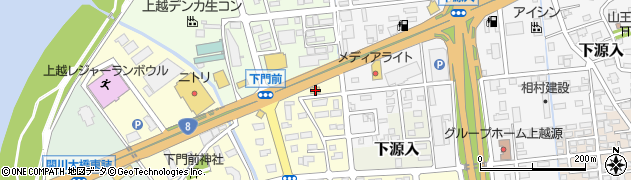 新潟県上越市下門前2360周辺の地図