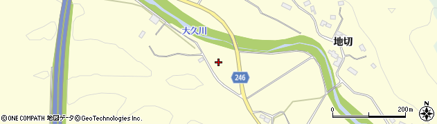 福島県いわき市大久町大久（桂坊）周辺の地図