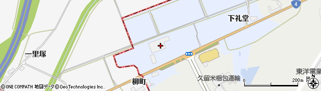 福島県泉崎村（西白河郡）太田川（上礼堂）周辺の地図