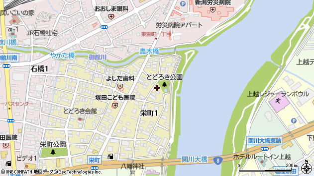 〒942-0072 新潟県上越市栄町２丁目の地図
