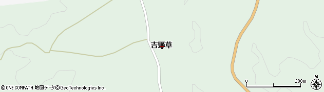福島県石川郡平田村北方吉野草周辺の地図