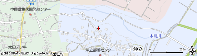新潟県十日町市沖立周辺の地図