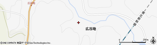 福島県白河市小田川（広谷地）周辺の地図