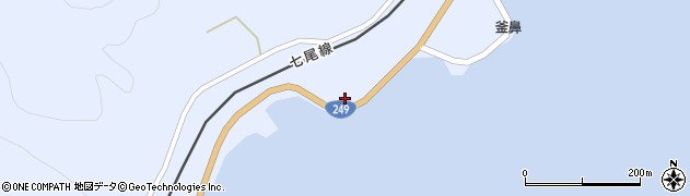 石川県七尾市中島町横見（リ）周辺の地図