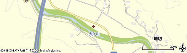 福島県いわき市大久町大久（高田）周辺の地図