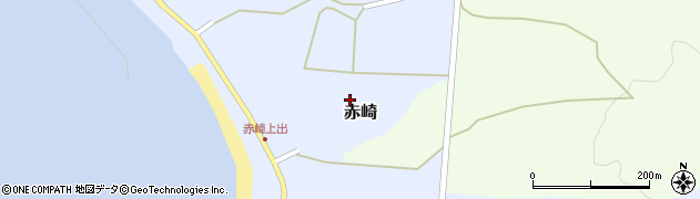 石川県志賀町（羽咋郡）赤崎周辺の地図