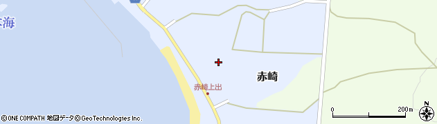 石川県羽咋郡志賀町赤崎ロ周辺の地図
