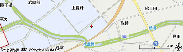 福島県泉崎村（西白河郡）太田川（上夏針）周辺の地図